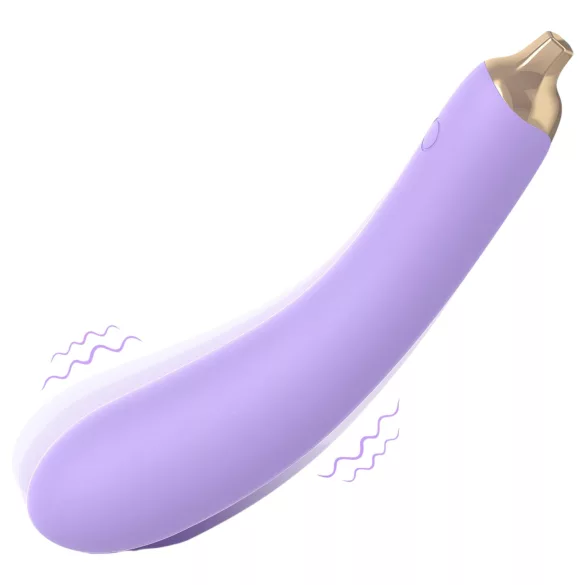 Sex HD - vibratore realistico - forma melanzana - silicone viola