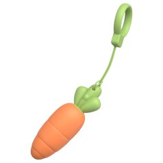   Sex HD Carrots - vibratore realistico a forma di carota - silicone arancione