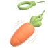 Sex HD Carrots - vibratore realistico a forma di carota - silicone arancione