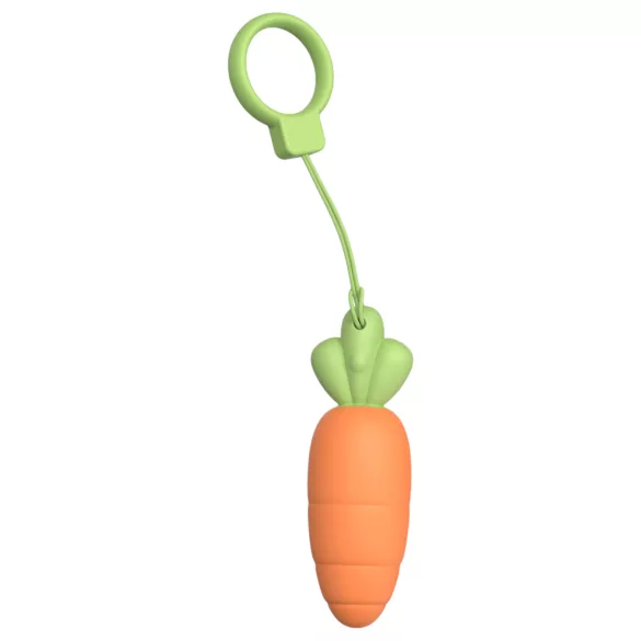 Sex HD Carrots - vibratore realistico a forma di carota - silicone arancione