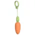 Sex HD Carrots - vibratore realistico a forma di carota - silicone arancione