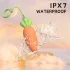 Sex HD Carrots - vibratore realistico a forma di carota - silicone arancione