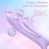 Sex HD Kaethe - Vibratore con stimolatore clitorideo (viola)