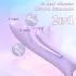 Sex HD Kaethe - vibratore con stimolatore clitorideo - silicone viola