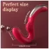 SEX HD Genie - vibratore punto G e clitoride - silicone rosso