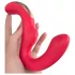 SEX HD Genie - vibratore punto G e clitoride - silicone rosso