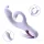Sex HD - vibratore per punto G con braccio per il clitoride (viola)