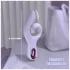 Sex HD - vibratore per punto G con braccio per il clitoride (viola)