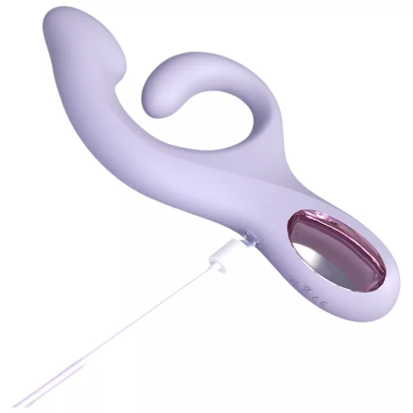 Sex HD - vibratore per punto G con braccio per il clitoride (viola)