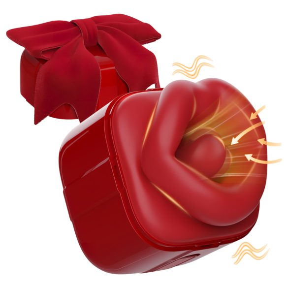 SEX HD - vibratore lecca-succhia clitoride - rosso