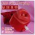 SEX HD - vibratore lecca-succhia clitoride - rosso