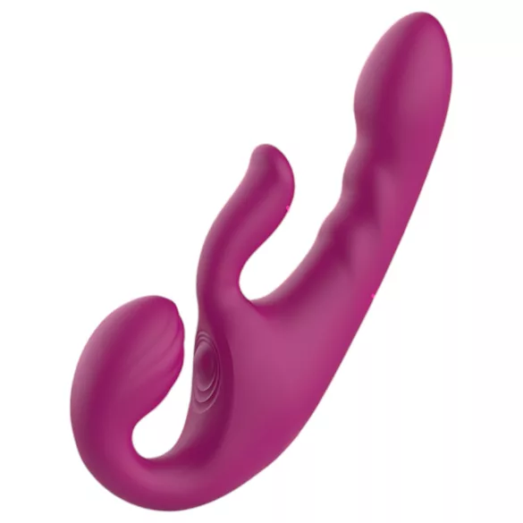 SEX HD Co-op Bliss - vibratore strap-on con stimolatore clitorideo