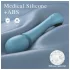 SEX HD Dancer - vibratore massaggiante - silicone turchese