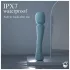 SEX HD Dancer - vibratore massaggiante - silicone turchese
