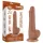 Lovetoy - dildo realistico con testicoli - doppio strato 19,5 cm - color carne