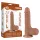 Lovetoy Sliding-Skin - dildo realistico con testicoli - doppio strato - 19,5cm