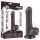 Lovetoy - dildo realistico con testicoli - doppio strato 18,3cm marrone