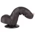 Lovetoy - dildo realistico con testicoli - doppio strato 18,3cm marrone