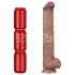 Lovetoy - dildo realistico XXL - doppio strato - 36,5 cm - color carne