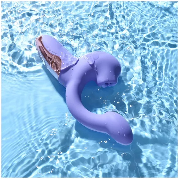 Magic Motion Magic Ponder - vibratore rabbit 2in1 - silicone viola