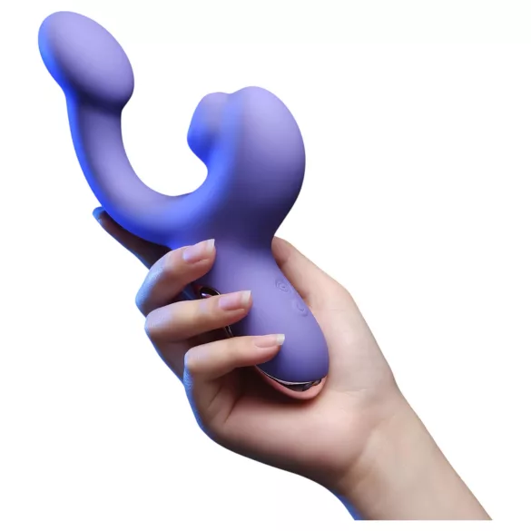 Magic Motion Magic Ponder - vibratore rabbit 2in1 - silicone viola