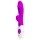 Pretty Love Snappy - vibratore punto G con braccio clitorideo impermeabile (lilla)