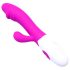 Pretty Love Snappy - vibratore impermeabile punto G con braccio clitorideo (viola)