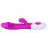 Pretty Love Snappy - vibratore impermeabile punto G con braccio clitorideo (viola)