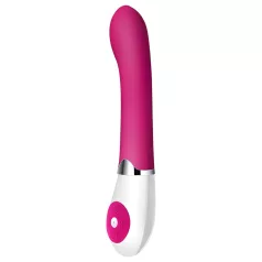   Pretty Love Daniel - vibratore punto G impermeabile - silicone rosa bianco