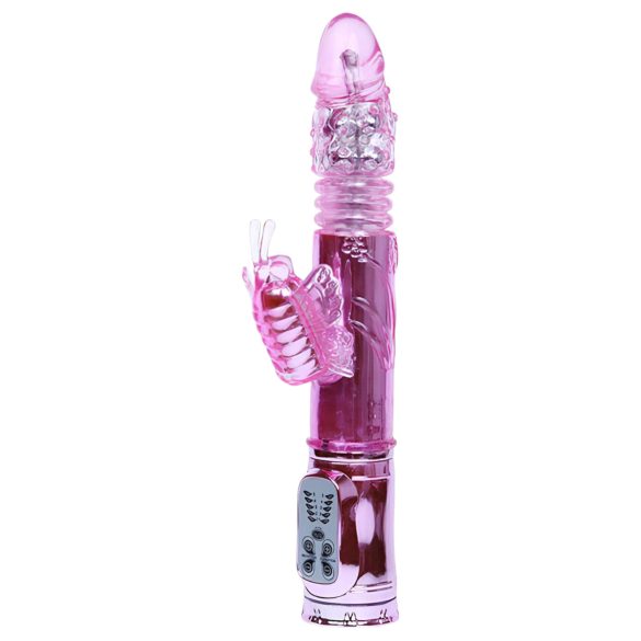 Baile - vibratore con farfalla clitoride - rosa