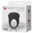 Pretty Love Bertram - anello fallico vibrante impermeabile - nero