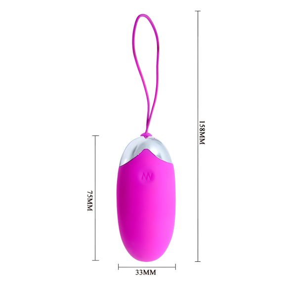 Pretty Love Berger - uovo vibrante ricaricabile wireless (rosa)