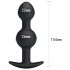 Pretty Love - dildo anale sferico interno (nero)