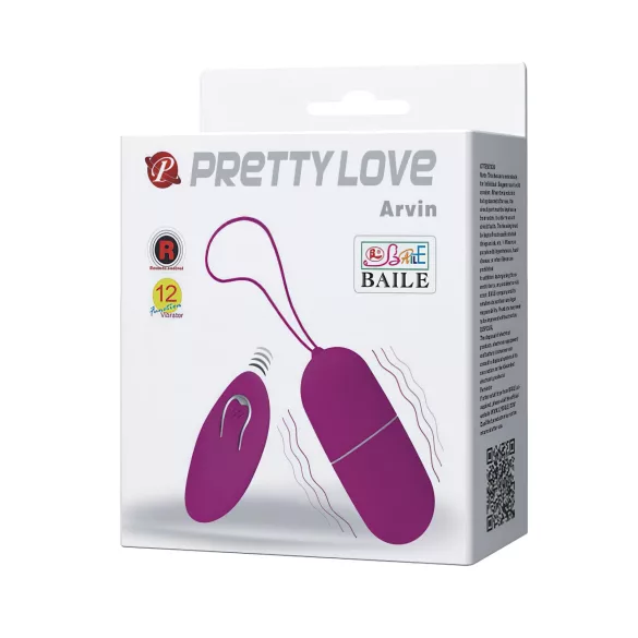 Pretty Love Arvin - ovulo vibrante wireless - silicone rosa