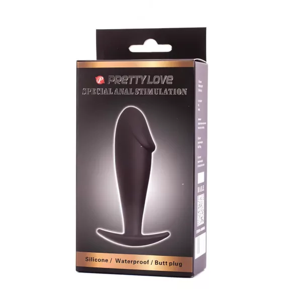Pretty Love - plug anale - stimolazione - silicone nero