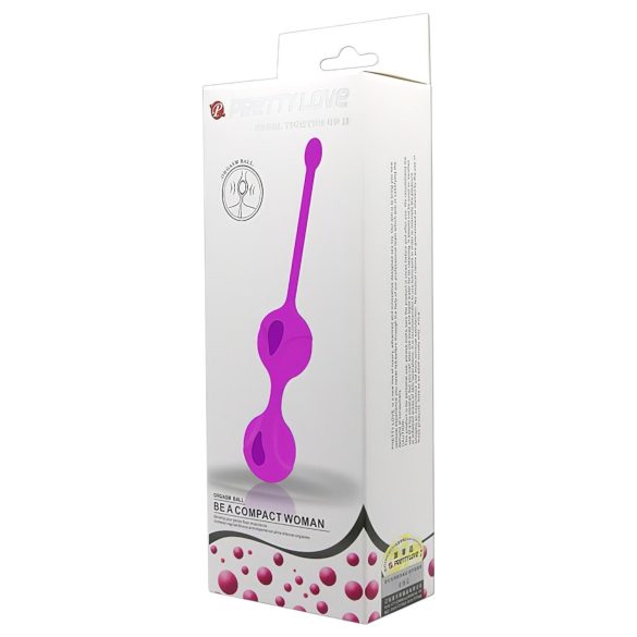 Pretty Love - palline vaginali doppie - silicone viola