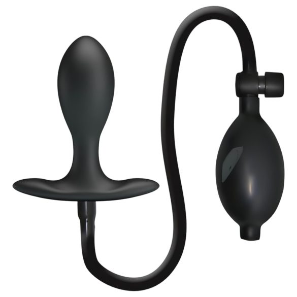 Pretty Love - plug anale gonfiabile con sfera interna - nero