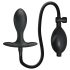 Pretty Love - plug anale gonfiabile con sfera interna - nero