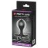 Pretty Love - plug anale gonfiabile con sfera interna - nero