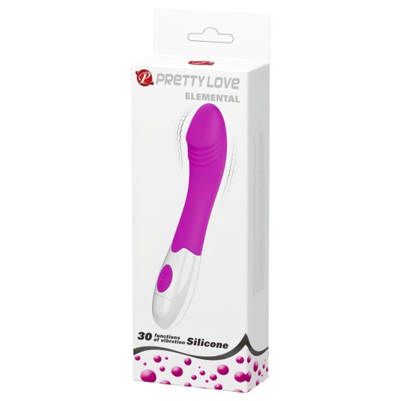 Pretty Love Elemental - vibratore punto G - impermeabile silicone viola