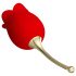 Amante Rosa Love - Vibratore 2in1 con Lingua (Rosso)