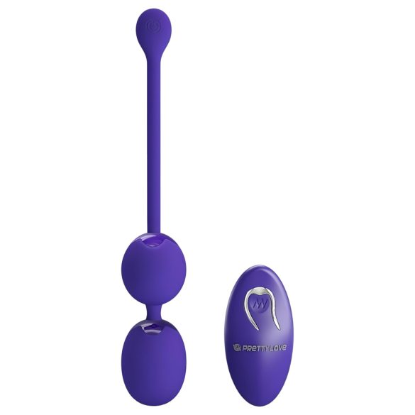 Pretty Love Willie Youth - pallina vaginale con telecomando - silicone viola