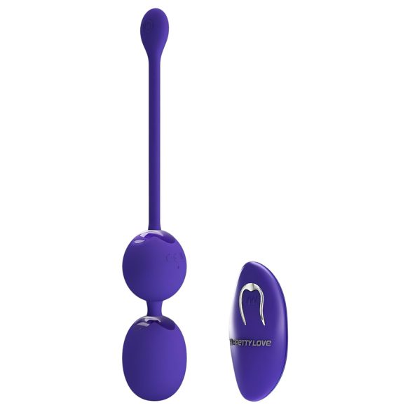 Pretty Love Willie Youth - pallina vaginale con telecomando - silicone viola