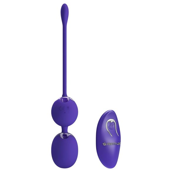 Pretty Love Willie Youth - pallina vaginale con telecomando - silicone viola