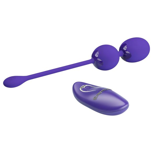 Pretty Love Willie Youth - pallina vaginale con telecomando - silicone viola
