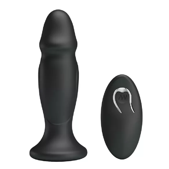 MR. PLAY - vibratore anale ricaricabile telecomandato - nero