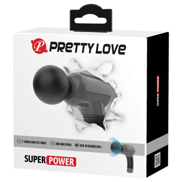 Pretty Love Magic Gun - massaggiatore a pistola - nero