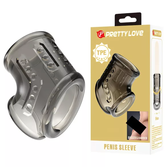 Pretty Love - anello per pene e testicoli (trasparente)