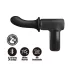 Pretty Love Dj Doctor - vibratore pistola spingente vaginale - nero