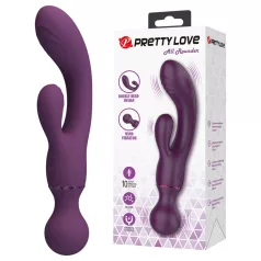   Pretty Love All Rounder - vibratore doppio per punto G e clitoride (viola)